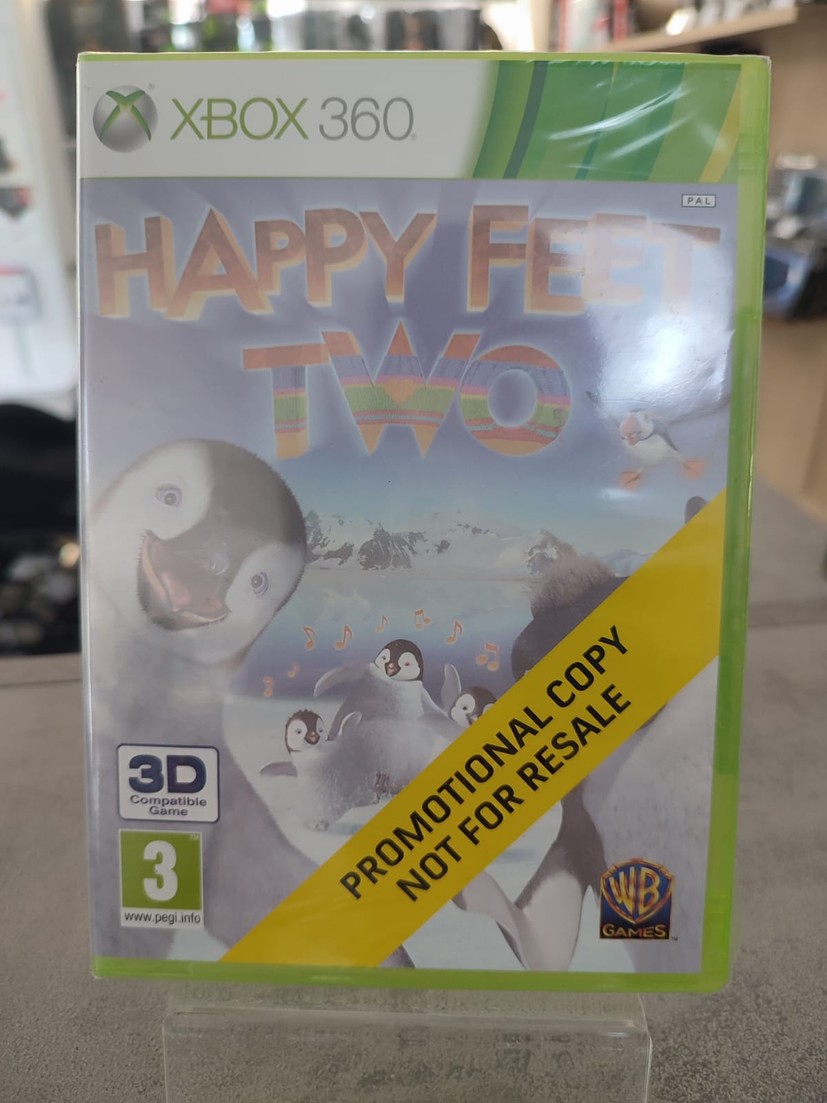 VIDEOGAME-NUOVO-XBOX-360-HAPPY-FEET-TWO-PROMOTIONAL-COPY